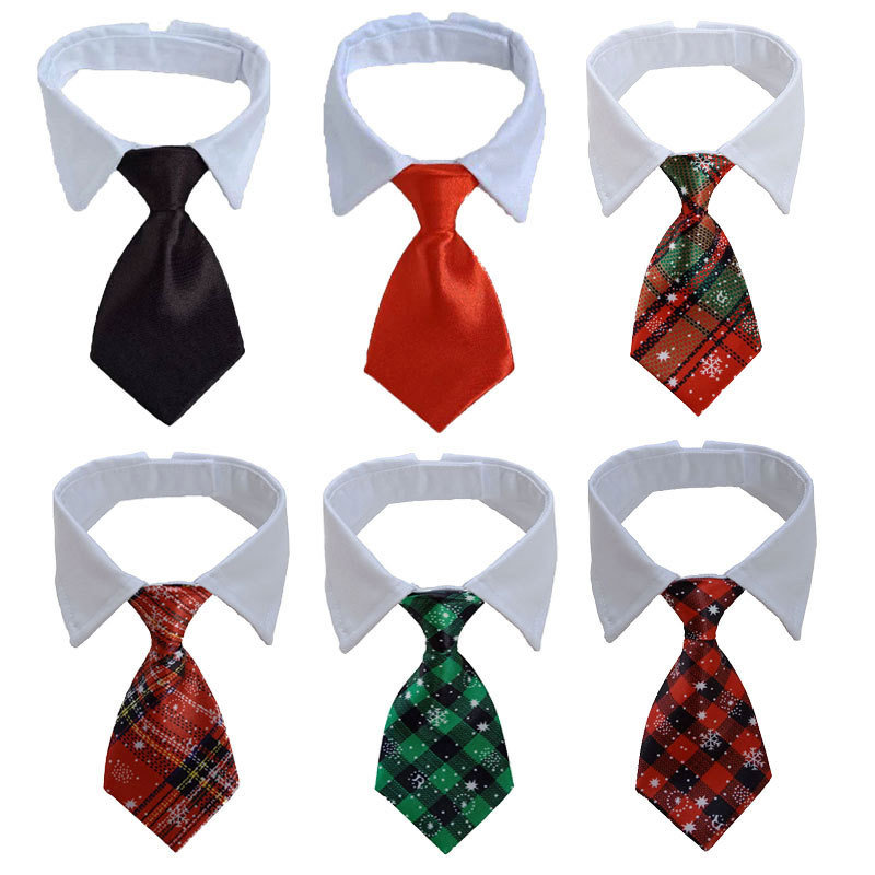 Cravată pentru animale de companie Câine, pisică, guler, eșarfă, decolteu fals, guler papion pentru câini