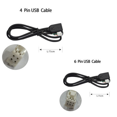 Radio Android Accesorii auto Cablu de ieșire RCA Adaptor microfon subwoofer Aux-in Cablu universal de 20 pini pentru PX6
