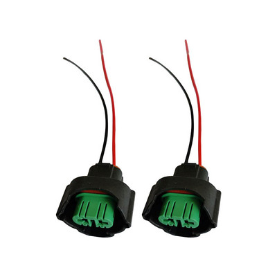 H11 H8 lemputės jungties adapteris, moteriškas laidų jungties lizdai, priekinių žibintų rūko žibintų jungtys, modifikuotas lemputės lizdas