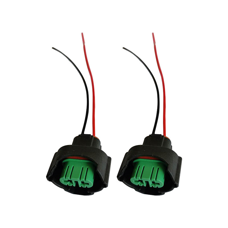 H11 H8 lemputės jungties adapteris, moteriškas laidų jungties lizdai, priekinių žibintų rūko žibintų jungtys, modifikuotas lemputės lizdas