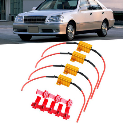 2 τμχ Αποκωδικοποιητής αντίστασης φορτίου Εσωτερικά αξεσουάρ αυτοκινήτου LED Αντίσταση φωτός αυτοκινήτου Αντίσταση 25W 6ohm Load Resistors Automobile