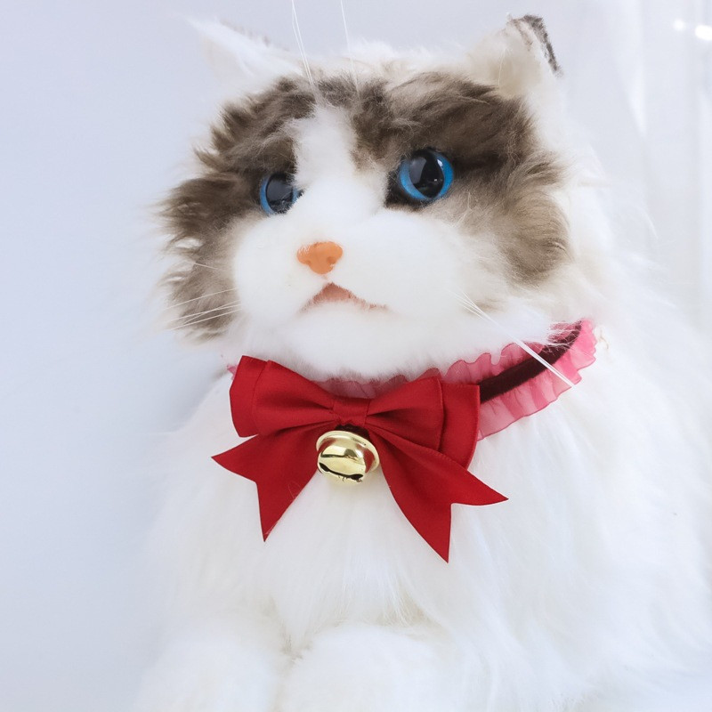 Kisállat nyakörvek Macska nyakörvek Kutya ékszerek Csipke Stretch masnik harangokkal Vintage aranyos édes kisállat kiegészítők kisállat kellékek kisállat termékek