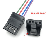 1tk Volkswagen Audi aknalülitile Päikeseanduri pistik 4 auguga pistik 1K0 972 704 C