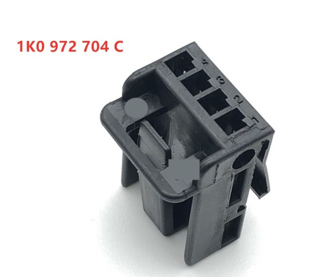 1tk Volkswagen Audi aknalülitile Päikeseanduri pistik 4 auguga pistik 1K0 972 704 C