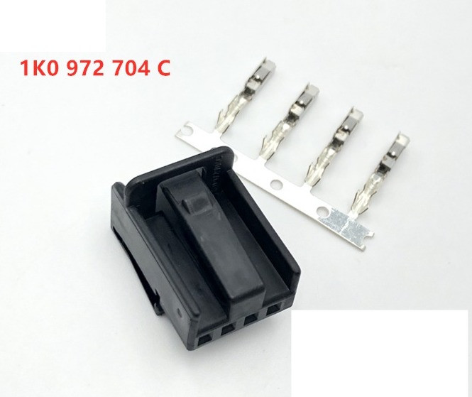 1tk Volkswagen Audi aknalülitile Päikeseanduri pistik 4 auguga pistik 1K0 972 704 C