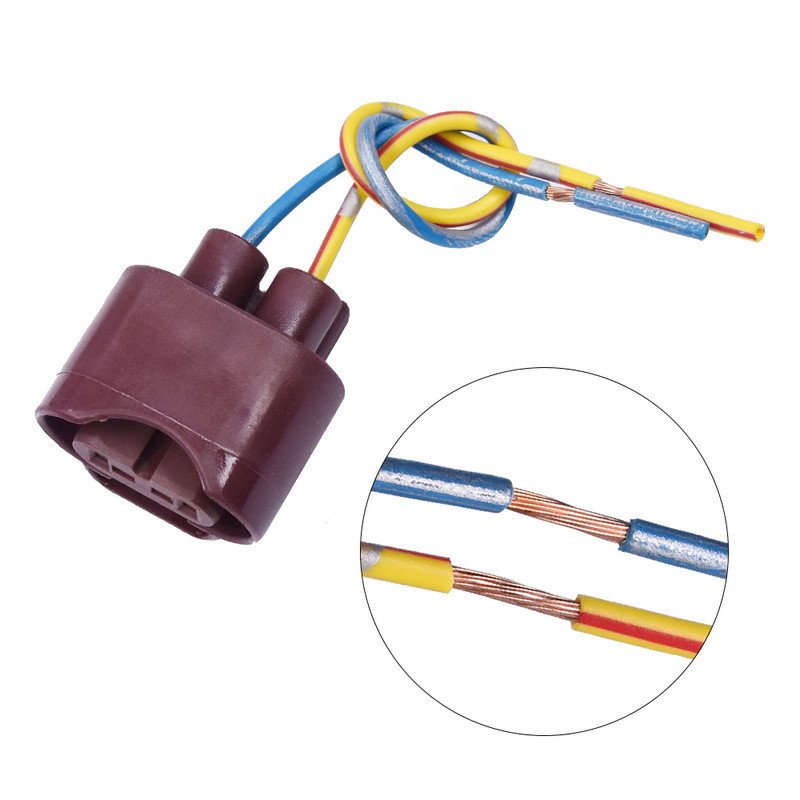 YUNPICAR 9005 HB3 H10 9145 lemputės lizdo moteriškas adapteris prailginimo laido jungtis priekinių žibintų rūko žibintui 2 vnt.