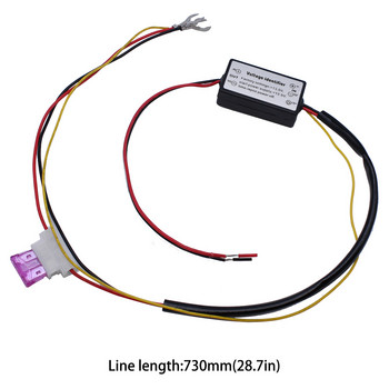 YUNPICAR автомобилен LED контролер дневни светлини лампа 3A вграден предпазител DRL автоматичен превключвател за включване/изключване контролер реле 12-18V за авто