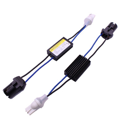 YUNPICAR 2PCS T10 168 194 LED декодер за мигачи за предупреждение Адаптер за премахване на напрежение Резистор за свободно натоварване