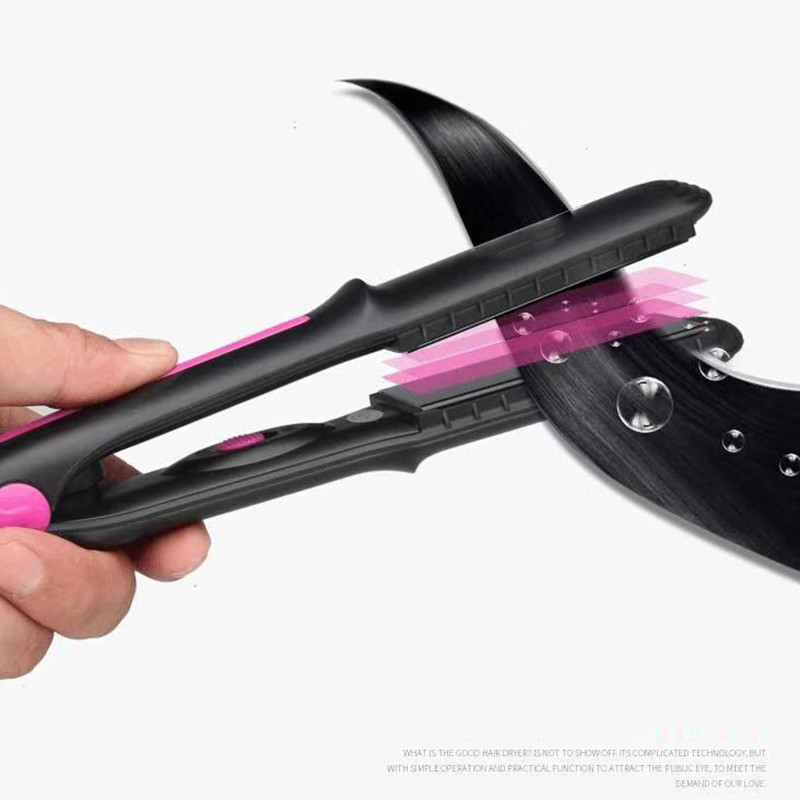 Ρύθμιση θερμοκρασίας ισιώματος μαλλιών Τουρμαλίνη ιοντικό επίπεδο σίδερο φαρδύ Πάνελ κεραμικής θέρμανσης Εργαλείο styling σαλονιού