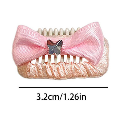 Plaukų segtukai šunims Bowknot Galvos apdangalai Naminių gyvūnėlių plaukų baretai katėms Mieli naminių gyvūnėlių priedai priežiūros reikmenys