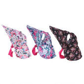 67JE Ρυθμιζόμενο καπάκι προσωπίδας για κατοικίδια Αθλητικά καπέλα εξωτερικού χώρου Σκύλος για γάτα Floral Μεγάλο Γείσο