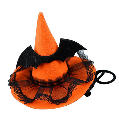 Halloweeni lemmikloomaga kaunistatud müts Pidulik kutsikas armas multikate kaunistused majapidu koerte nõia nipsasjakesed pühade siseruumides lemmikloomatarbed