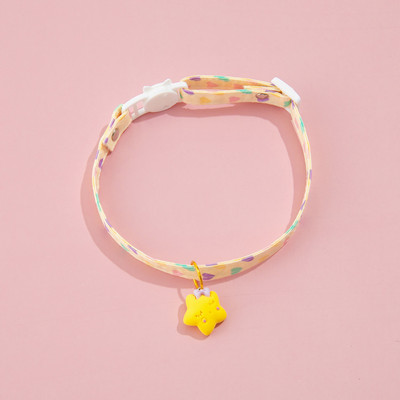 Armas reguleeritav turvapandlaga kutsika kaelarihm Väikese kassi kaelarihm, trükitud mustriga südame kael, dekoratiivne kaelarihm lemmikloomade ehtetarbed