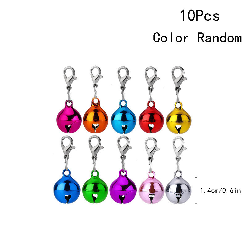 10 tk. Armas lemmiklooma kaelarihm, meisterdage kõlksuline kaunistus kassile, värvilised juhuslikud koeratarvikud