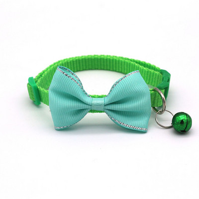 1PC ogrlice za kućne ljubimce Nove mašne za kućne ljubimce Ogrlice sa zvonom Slatke ogrlice za mačke Nabavke za kućne ljubimce Višebojni podesivi alat za presvlačenje kućnih ljubimaca Pribor za kućne ljubimce