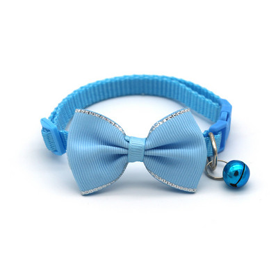 1PC ogrlice za kućne ljubimce Nove mašne za kućne ljubimce Ogrlice sa zvonom Slatke ogrlice za mačke Nabavke za kućne ljubimce Višebojni podesivi alat za presvlačenje kućnih ljubimaca Pribor za kućne ljubimce