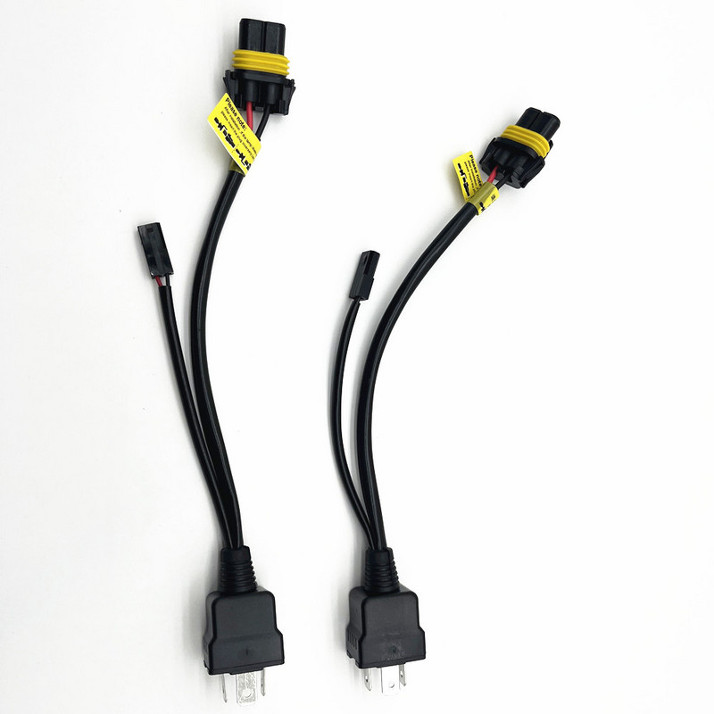 1vnt Mažo xenon 55W H4 valdiklis Relės laidų laidas 4300K-8000K geltonas biksenoninis H4 lemputė H/L toli arti šviesos