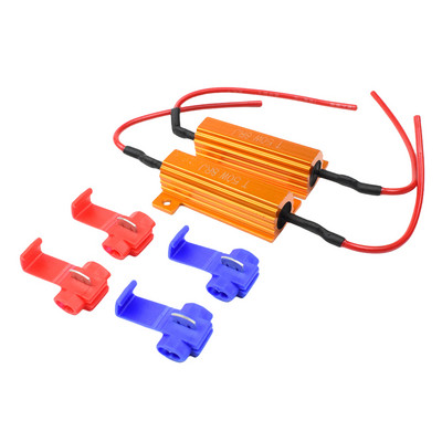 50W 12V otpornik opterećenja Anti-interference Relej brzine bljeskalice Blink Flash Fix Otpornik opterećenja Dekoder svjetla pokazivača smjera Dodaci za automobile