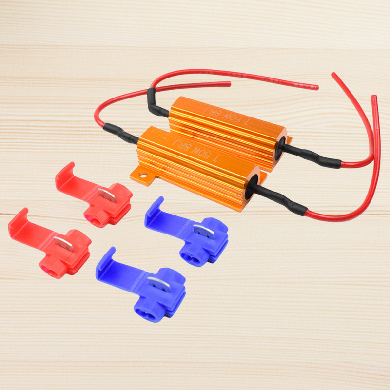 50W 12V otpornik opterećenja Anti-interference Relej brzine bljeskalice Blink Flash Fix Otpornik opterećenja Dekoder svjetla pokazivača smjera Dodaci za automobile