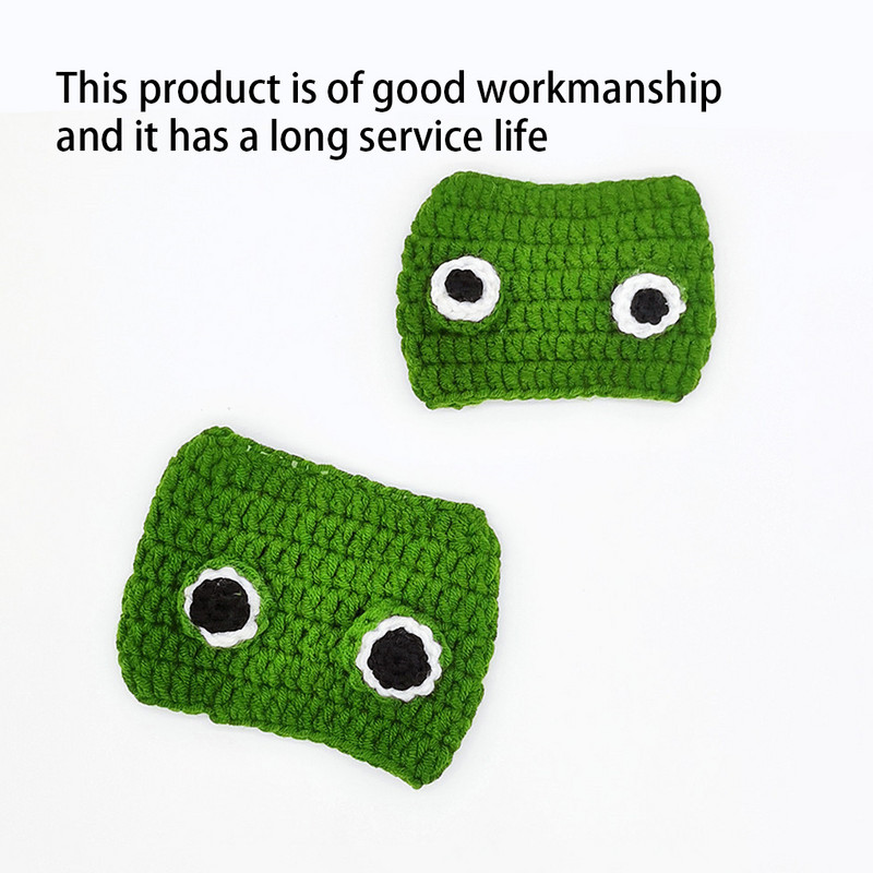 Pleteni šešir za kućne ljubimce, ručno rađena pokrivala za glavu u životinjskom obliku, fotografija, ljupka frizura, smiješno malo štene, dodatak za cosplay S