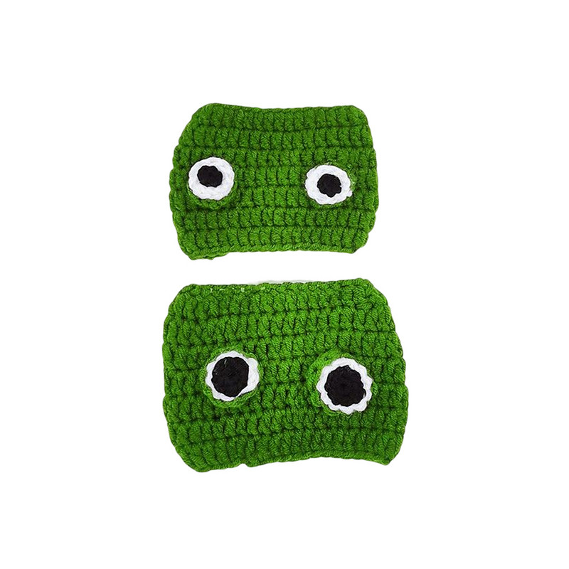 Pleteni šešir za kućne ljubimce, ručno rađena pokrivala za glavu u životinjskom obliku, fotografija, ljupka frizura, smiješno malo štene, dodatak za cosplay S