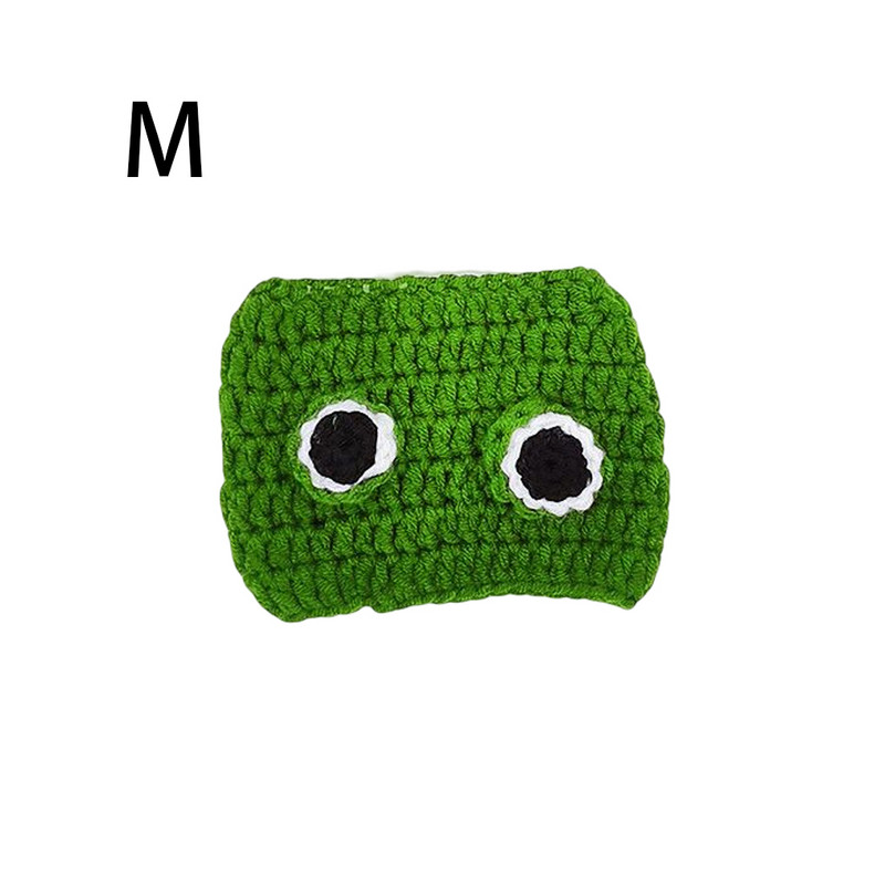 Pleteni šešir za kućne ljubimce, ručno rađena pokrivala za glavu u životinjskom obliku, fotografija, ljupka frizura, smiješno malo štene, dodatak za cosplay S