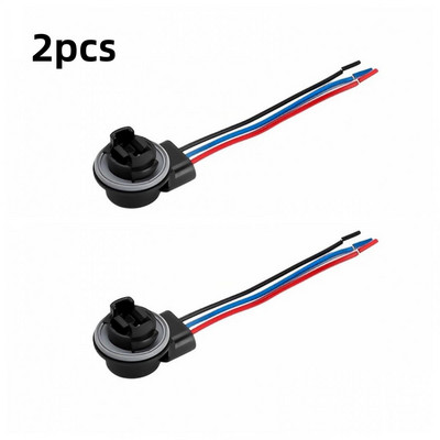 2 ks 3157 12V adaptér pre auto LED svetlá, príslušenstvo pre konektory smerových svetiel / automobilových prístrojov