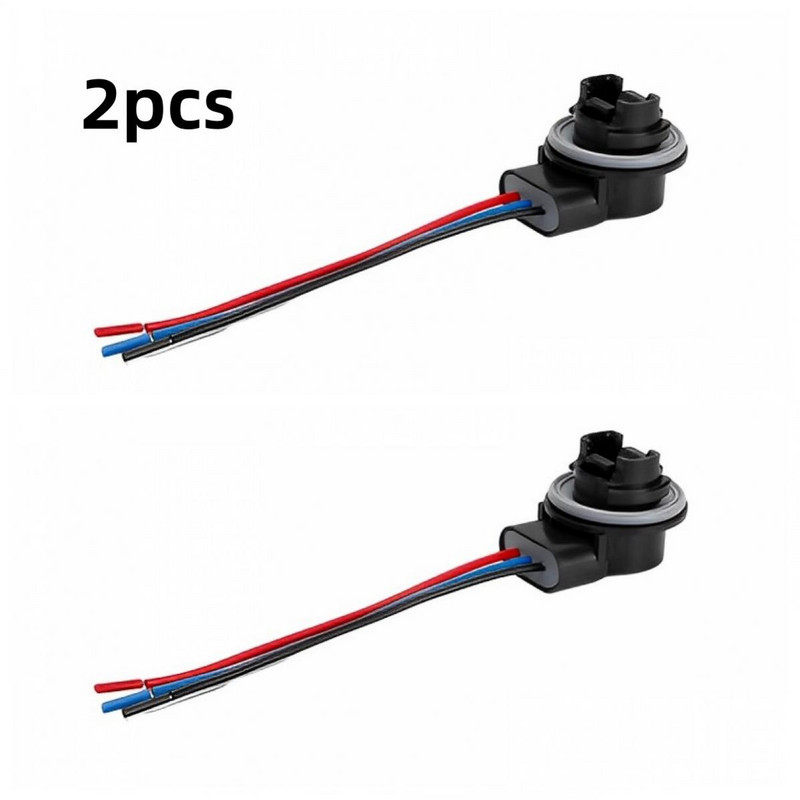 2 ks 3157 12V adaptér pre auto LED svetlá, príslušenstvo pre konektory smerových svetiel / automobilových prístrojov
