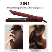 2 u 1 pegla za kosu, uvijač, profesionalni 470F električni uvijač za kosu, keramički turmalin uvijač za kosu, uvijač za kosu