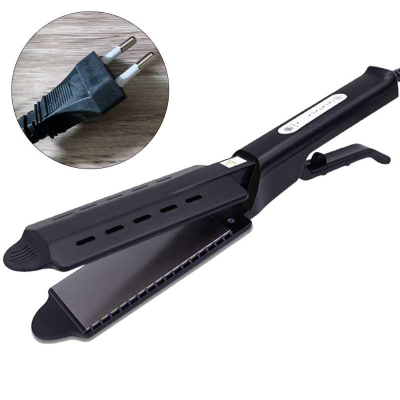 Saloninis plaukų tiesintuvas nuo nuplikimo pūkuotas artefaktas Kukurūzų Perm Replės Plaukų tiesintuvas Susuktuvas visų tipų plaukams N0PF