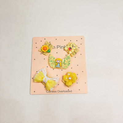 5 tk/komplekt Armsad koera juukseklambrid kutsika juuksenõel Pet Cat Käsitsi valmistatud juuksenõel Lemmiklooma vibu juuste aksessuaarid Mitmevärviline pikk villane lemmiklooma peakate