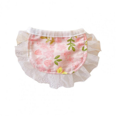 Kassi pitskrae Multifilm Võrgustik Pits rinnatükk Lemmiklooma lilleline puuvillane rinnatükk kaelariided süljerätik Lemmiklooma kolmnurk sall Lemmikloomatarvikud