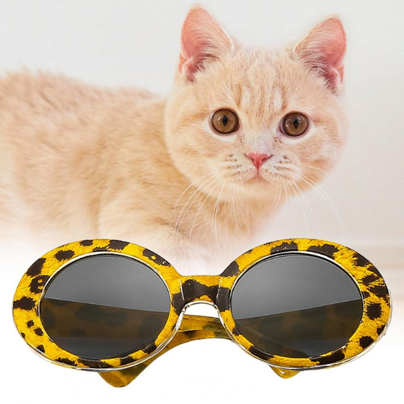 Ochelari de soare de modă pentru animale de companie Ochelari de vedere pentru cățeluș, pisică solidă, câine mic, ochelari universali amuzanți pentru animale de companie