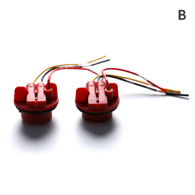 2 buc/lot 1157 soclu de bec BAY15D Suport lampă P21/5W adaptor conector de bază pentru bec de frână/semnalizator pentru mașină din plastic