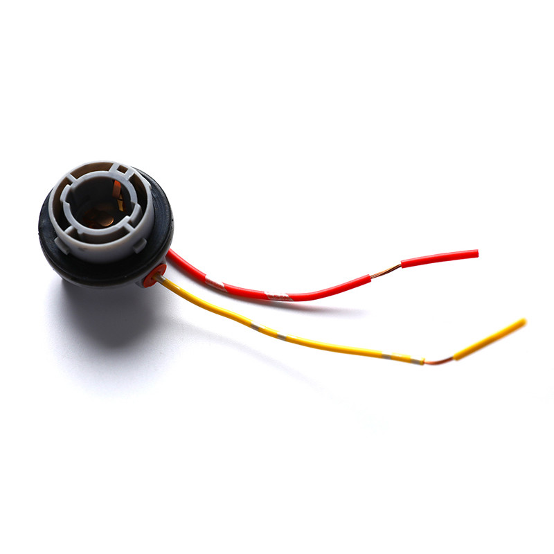2 buc/lot 1157 soclu de bec BAY15D Suport lampă P21/5W adaptor conector de bază pentru bec de frână/semnalizator pentru mașină din plastic
