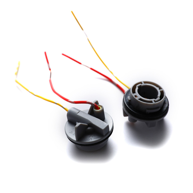 2 buc/lot 1157 soclu de bec BAY15D Suport lampă P21/5W adaptor conector de bază pentru bec de frână/semnalizator pentru mașină din plastic
