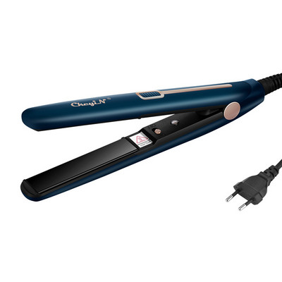 2in1 nešiojamas elektrinis plaukų tiesintuvas plaukų suktukas Profesionalus aliuminio lydinio tiesinamasis garbanojimo geležies plaukų formavimo įrankis 31