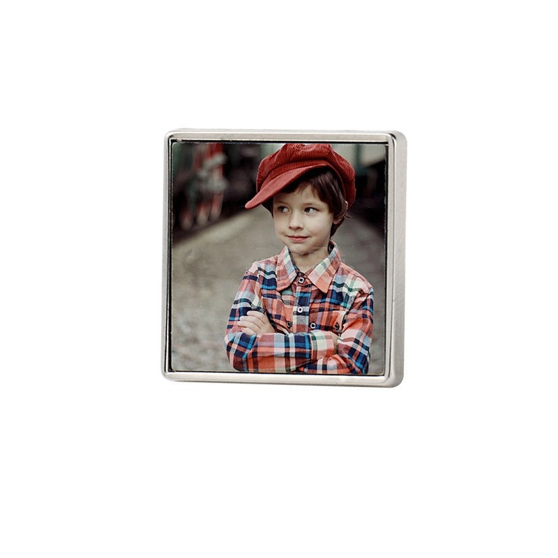 Sublimaciniu būdu spausdinamas tuščias metalinis ženklelis „pasidaryk pats“ Maža įvairių formų dovana