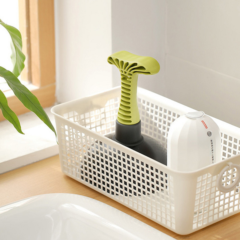 Pehme kummist iminappade ummistuspuhastusvahend, spiraalne muster, tihedalt ühendatud paksendatud PVC valamutööriist, tugev adsorptsioonivõime