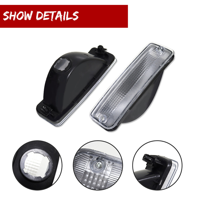 Κάλυμμα φλας μπροστινού προφυλακτήρα αυτοκινήτου Για Toyota Pick Up 1989-1995 & Για Toyota 4Runner 1990-1991, Χωρίς λάμπα / πρίζα