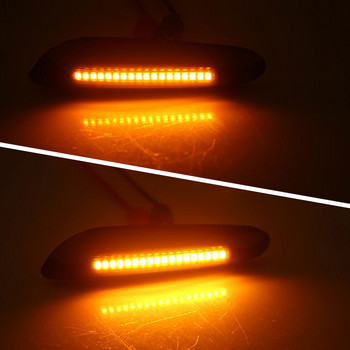 2 τεμάχια/Σετ Φώτα φλας αυτοκινήτου Πλαϊνά φώτα ένδειξης Πλαϊνές ενδείξεις LED Αξεσουάρ για BMW E90 E91 E92 E60 E87 E46 X1 X3