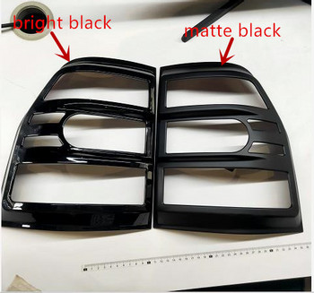2 части V97 или V87 Задни светлини Хромирана или черна рамка за Pajero Капак на задната лампа за Montero Предупредителна светлина Протектор за Shogun