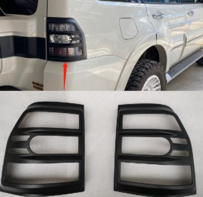 2 osa V97 või V87 tagatuled kroom või must raam Pajero tagatule kate jaoks Montero hoiatustulede kaitse jaoks Shogunile