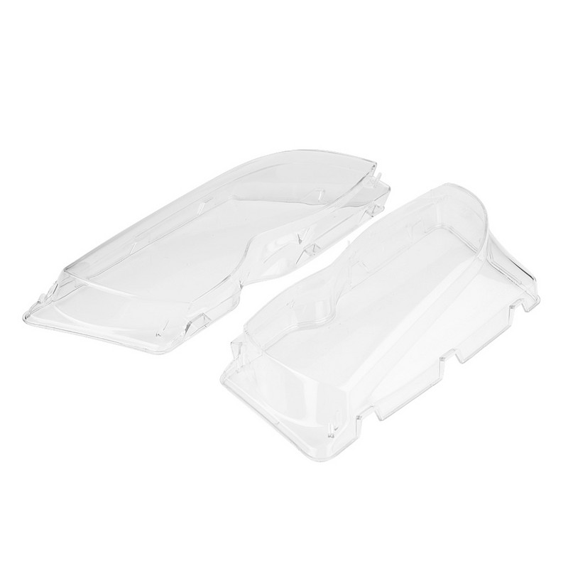 1 paar eesmist vasakut + paremat esilaterna läbipaistvast plastikust objektiivi kate BMW E46 3-seeria 4DR 2002-2005 jaoks
