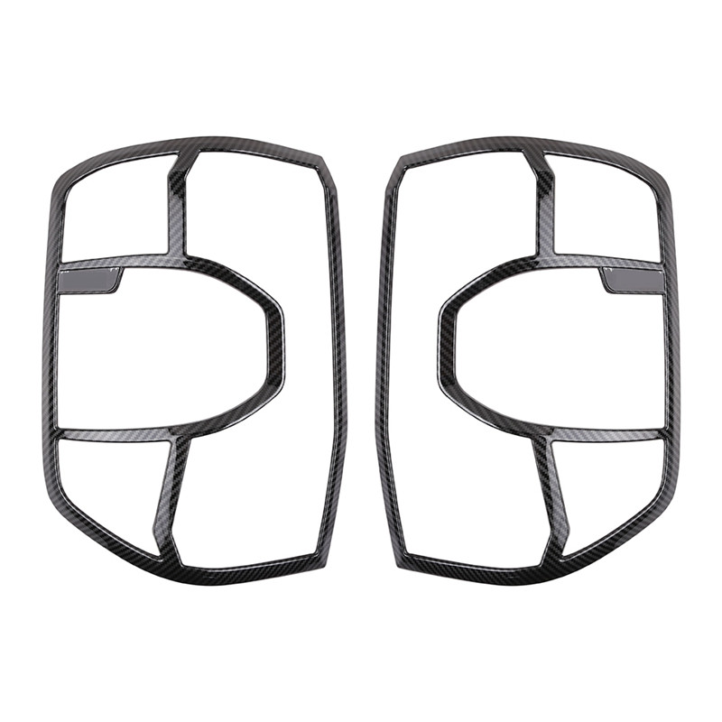 Automobilių anglies pluošto juostelių stiliaus galinių rūko žibintų žibintų rėmo apdailos lazdelė, skirta „Ford Ranger 2023+“ automobilių dalims