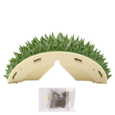 NAUJOS Cat Creative Durian Tickling Šukos Pašalinkite plaukiojančius plaukų kampučius masažo šepetys Cat Tris Naminių gyvūnų priežiūros įrankiai