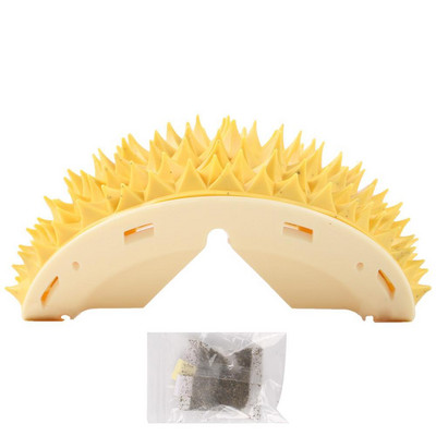 NAUJOS Cat Creative Durian Tickling Šukos Pašalinkite plaukiojančius plaukų kampučius masažo šepetys Cat Tris Naminių gyvūnų priežiūros įrankiai