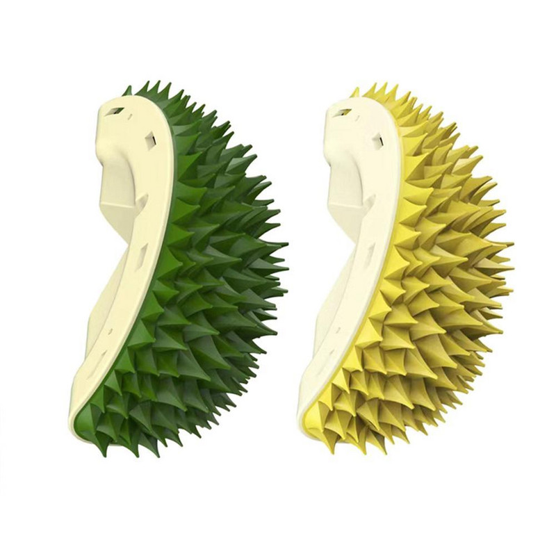 NAUJOS Cat Creative Durian Tickling Šukos Pašalinkite plaukiojančius plaukų kampučius masažo šepetys Cat Tris Naminių gyvūnų priežiūros įrankiai