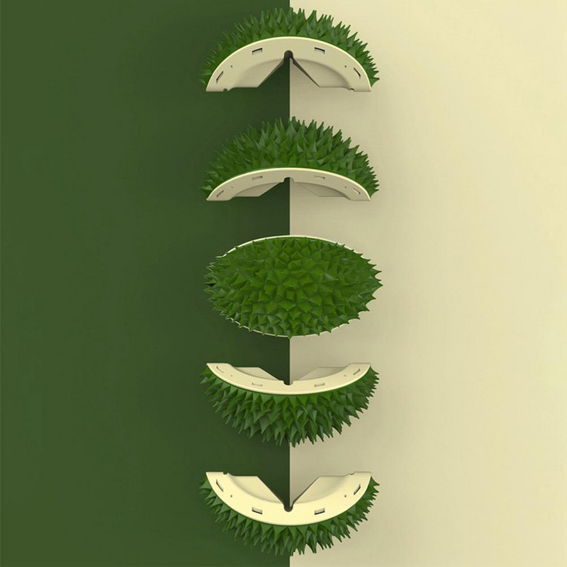 NAUJOS Cat Creative Durian Tickling Šukos Pašalinkite plaukiojančius plaukų kampučius masažo šepetys Cat Tris Naminių gyvūnų priežiūros įrankiai