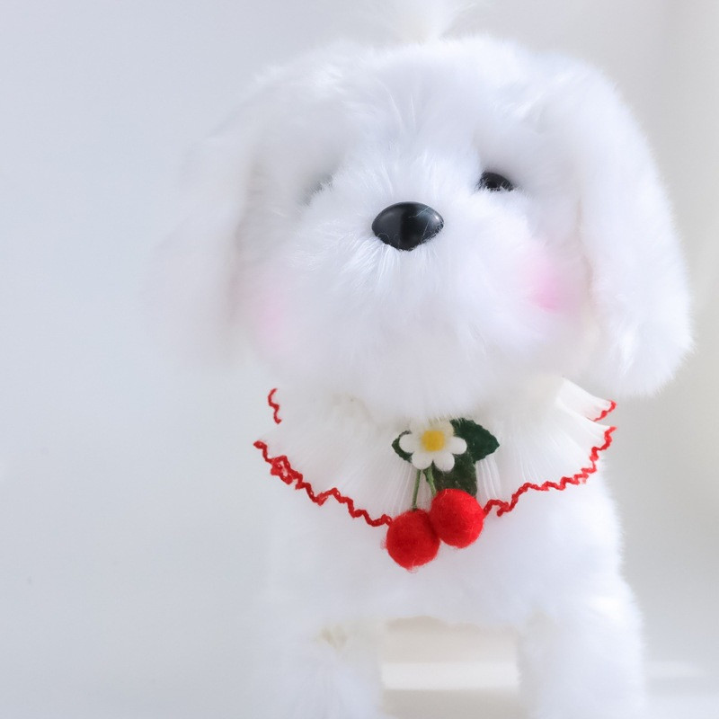 Lemmiklooma kaelarihmad Kassi kaelarihmad Koerte pits vibusõlme ehted kirsikujuline õie kaunistus kaelarihm armas armas kassitarvikud lemmikloomatarbed